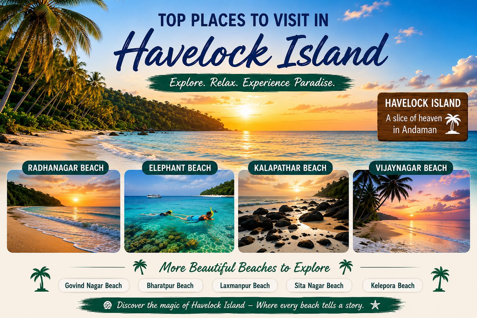 Top Places to Visit in Havelock Island
