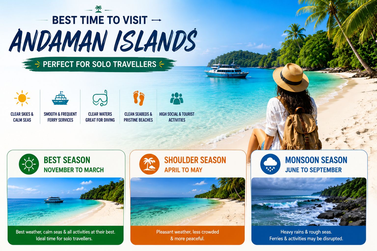 Best Time for Solo Travel to Andaman